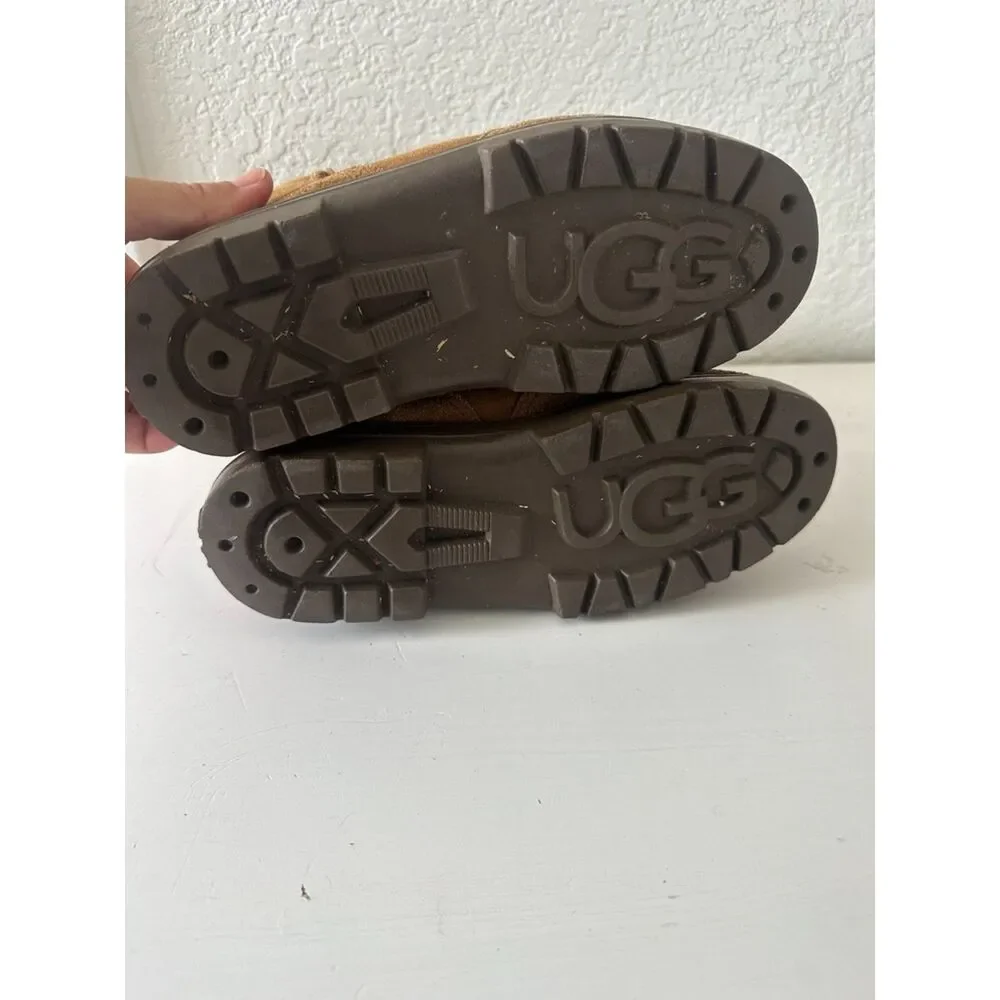 UGG Australia Women's Boots Tan Brown Braided Tribal Size Women's 6
